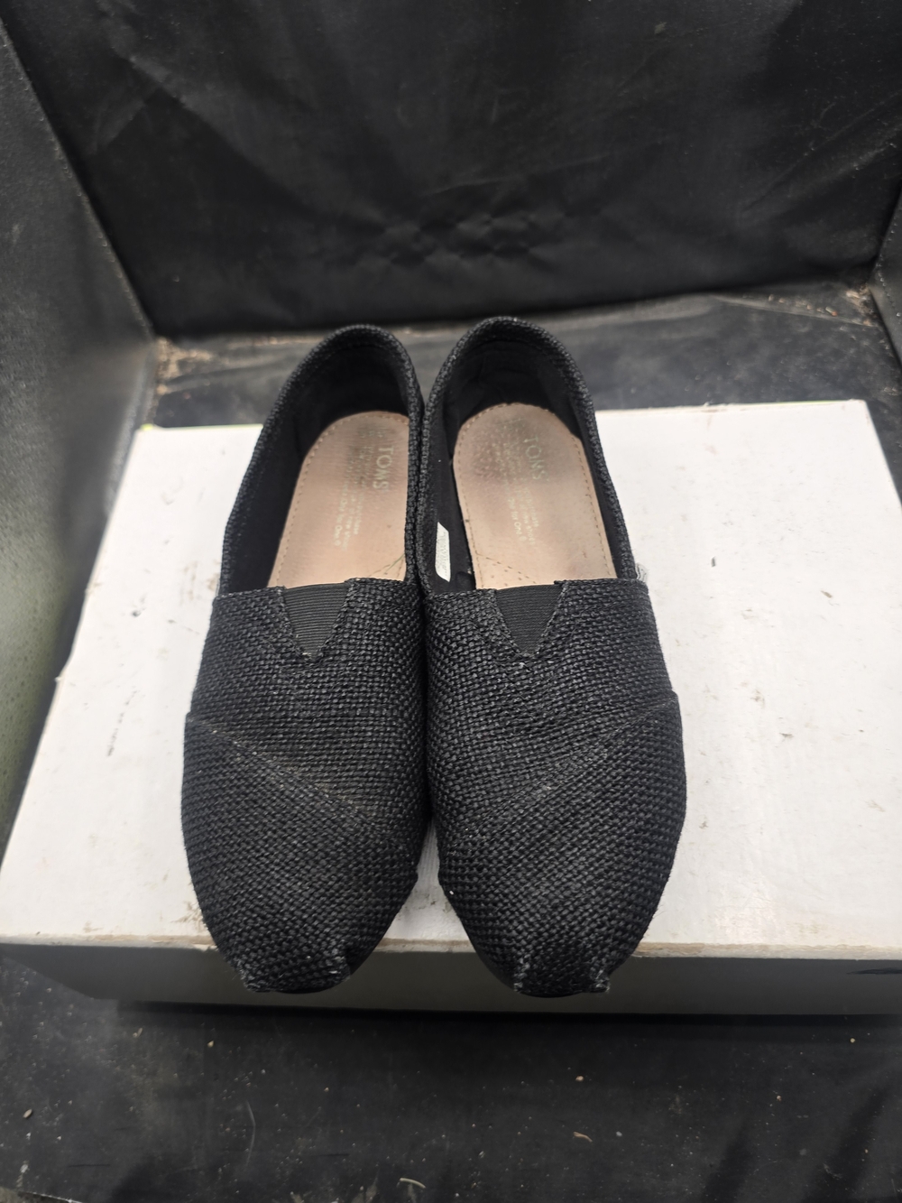 TOMS‎ Classic Slip-On Canvas Shoes - Black